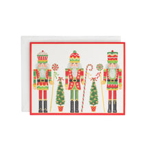 Load image into Gallery viewer, Row Of Nutcrackers Classic Boxed Christmas Cards, Set of 15
