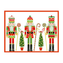 Load image into Gallery viewer, Row Of Nutcrackers Classic Boxed Christmas Cards, Set of 15
