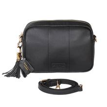 Load image into Gallery viewer, City Bag, Black + Black &amp; White Strap
