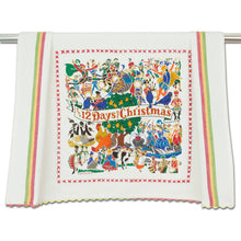 Load image into Gallery viewer, 12 Days of Christmas Dish Towel
