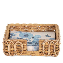 Load image into Gallery viewer, Provence Rattan Luncheon Napkin Holder, Whitewash
