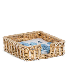 Load image into Gallery viewer, Provence Rattan Luncheon Napkin Holder, Whitewash
