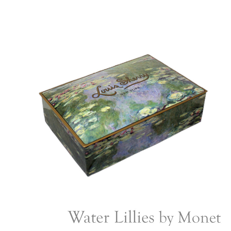 Louis Sherry Chocolate 12-Pc Tin, Water Lillies by Monet
