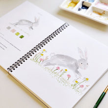 Load image into Gallery viewer, Animals Watercolor Workbook
