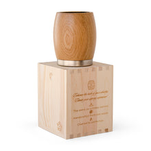 Load image into Gallery viewer, Oak Whiskey Tumbler in Wood Gift Box
