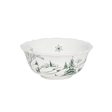 Load image into Gallery viewer, Winter Frolic Cereal/Ice Cream Bowl, Evergreen
