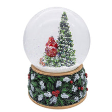 Load image into Gallery viewer, Cardinal Musical Snow Globe
