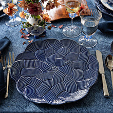 Load image into Gallery viewer, Le Panier Mystic Knot Charger/Platter, Denim
