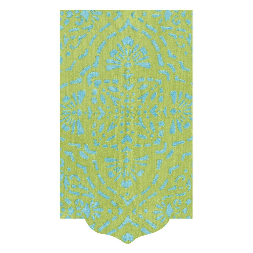 Annika Green Paper Linen Guest Towels, 12 Ct