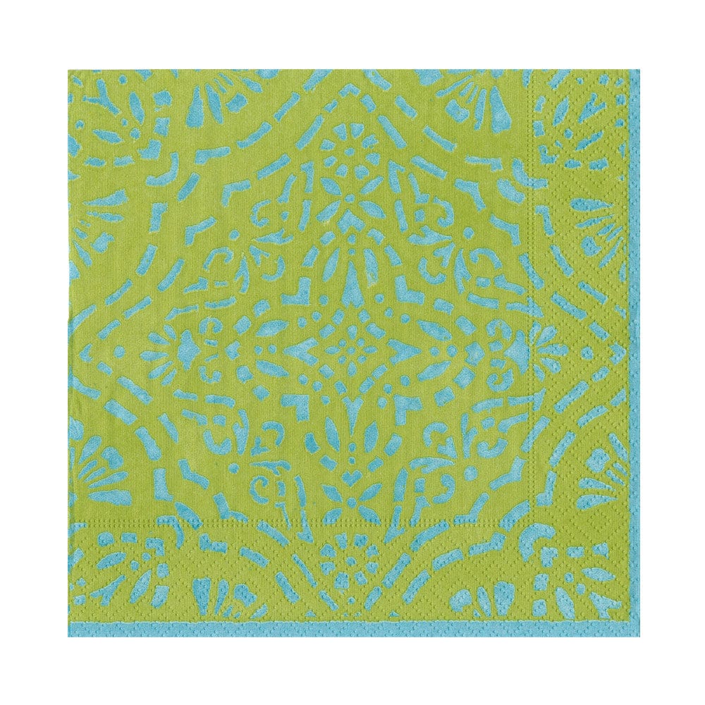 Annika Green Paper Luncheon Napkins, 20 per pkg