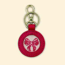 Load image into Gallery viewer, Self-Finishing Needlepoint Key Fob Kit, Pretty in Pink
