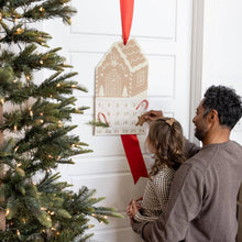 Load image into Gallery viewer, Gingerbread House Canvas Advent Calendar
