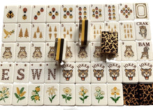 Load image into Gallery viewer, Leopard Mahjong Tile Set
