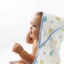Load image into Gallery viewer, Dinosaur Hooded Towel Set
