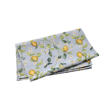 Load image into Gallery viewer, Tavola Lemons with White Flowers Runner, 108&quot; x 19.75&quot;
