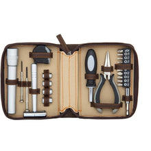 Load image into Gallery viewer, Fix-It-Kit 22 in One Case Toolset, Brown
