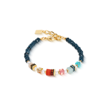 Load image into Gallery viewer, Bracelet Sparkling Princess Spikes | Gold-Multicolour
