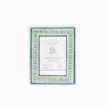 Load image into Gallery viewer, Hand Marbled Tabletop Picture Frame, Sky Rhea
