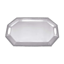 Load image into Gallery viewer, Pearled Large Rectangular Octagonal Tray
