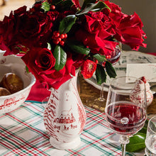 Load image into Gallery viewer, Country Estate Winter Frolic 9" Vase, Ruby
