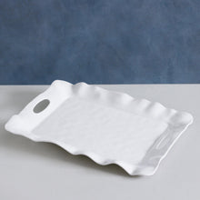 Load image into Gallery viewer, VIDA Havana Rectangular Tray with Handles, White
