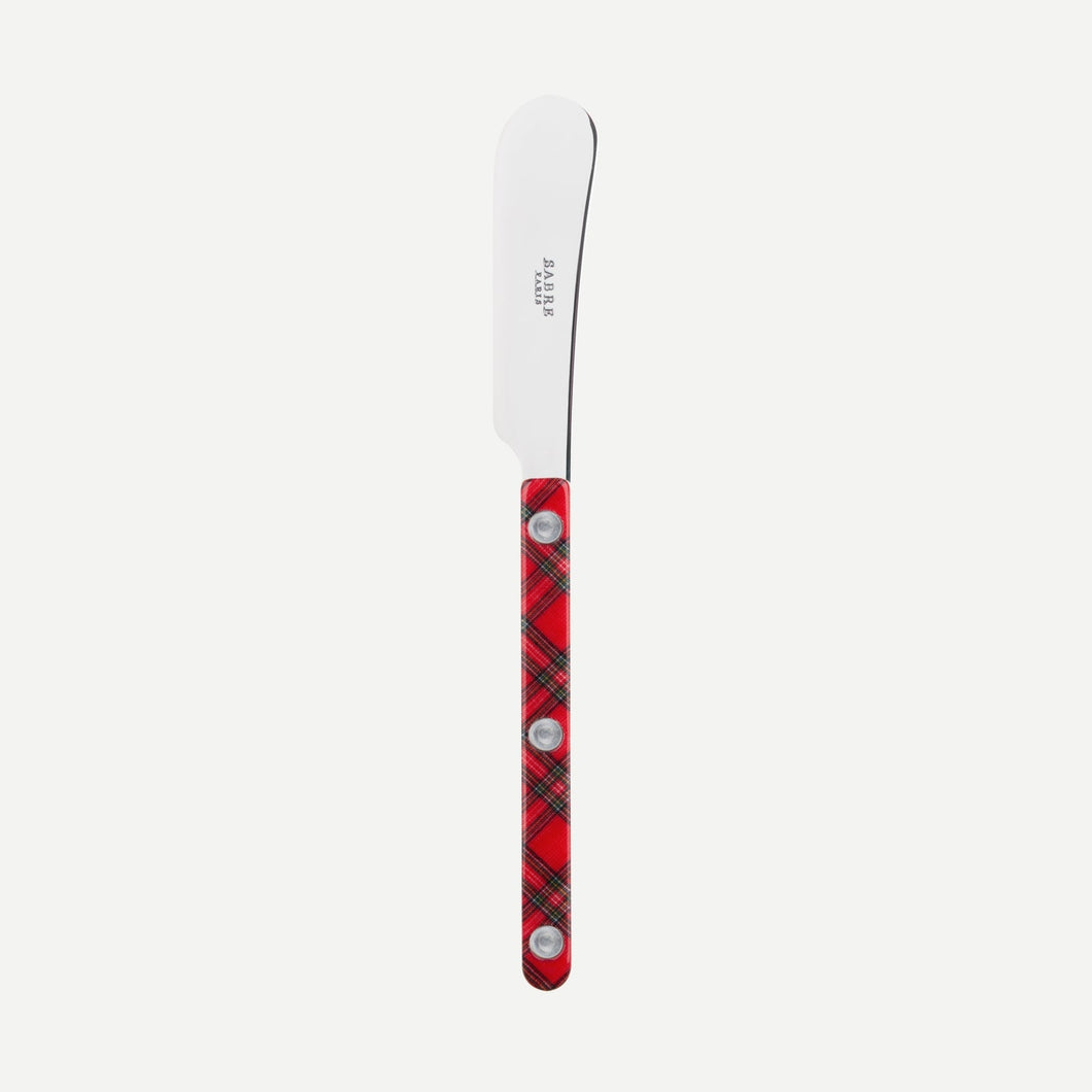 Shiny Bistro Spreader, Tartan | Red