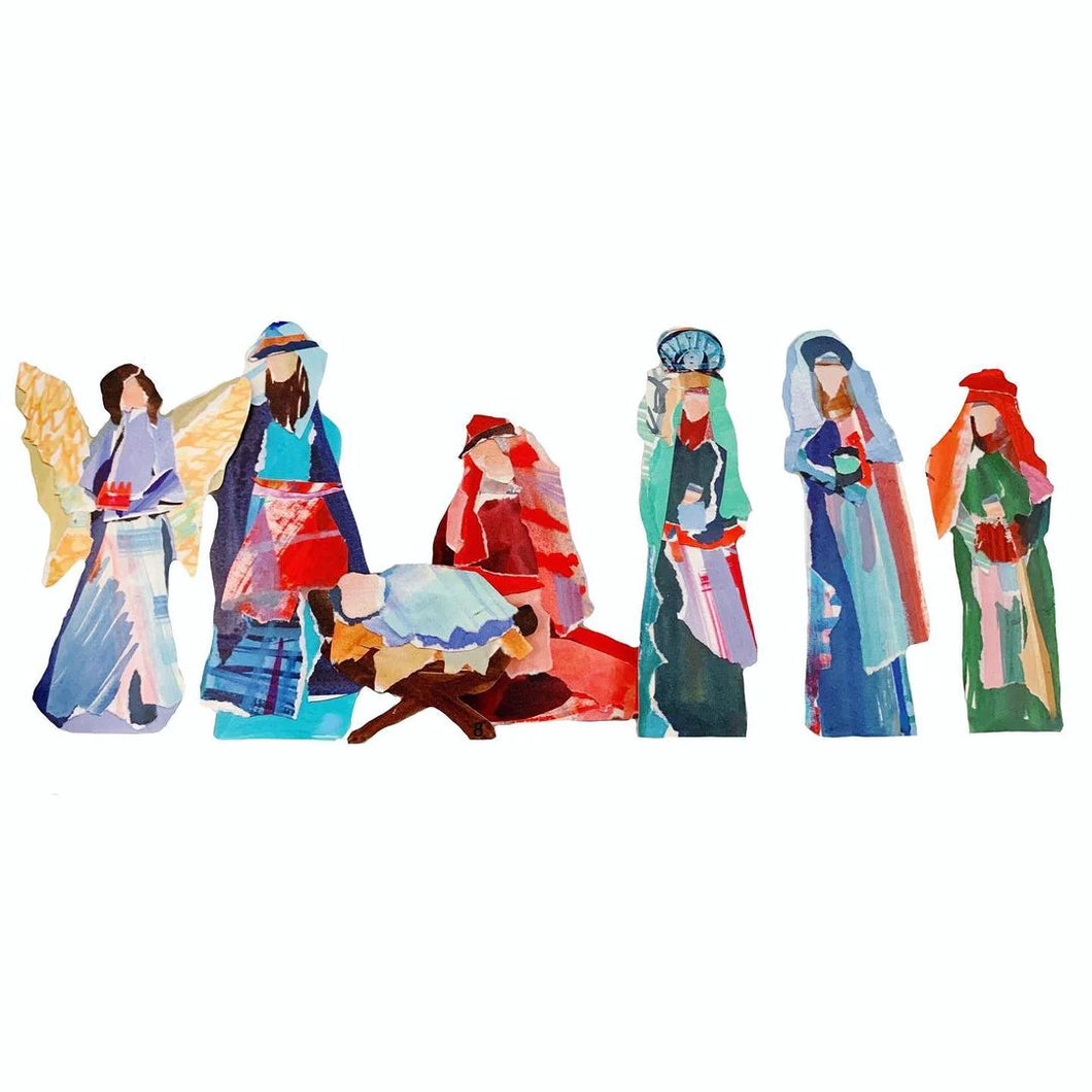 Acrylic Nativity Set, Sm