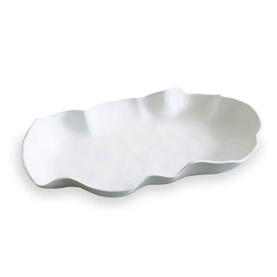 VIDA Nube Large Platter, White