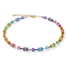 Load image into Gallery viewer, GeoCUBE® Necklace | Multicolour Gold
