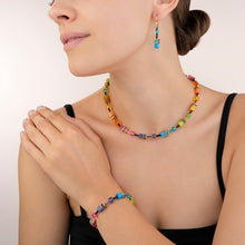 Load image into Gallery viewer, GeoCUBE® Necklace | Multicolour Gold
