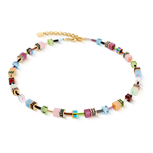 Load image into Gallery viewer, GeoCUBE® Iconic Necklace | Art Nouveau Gold
