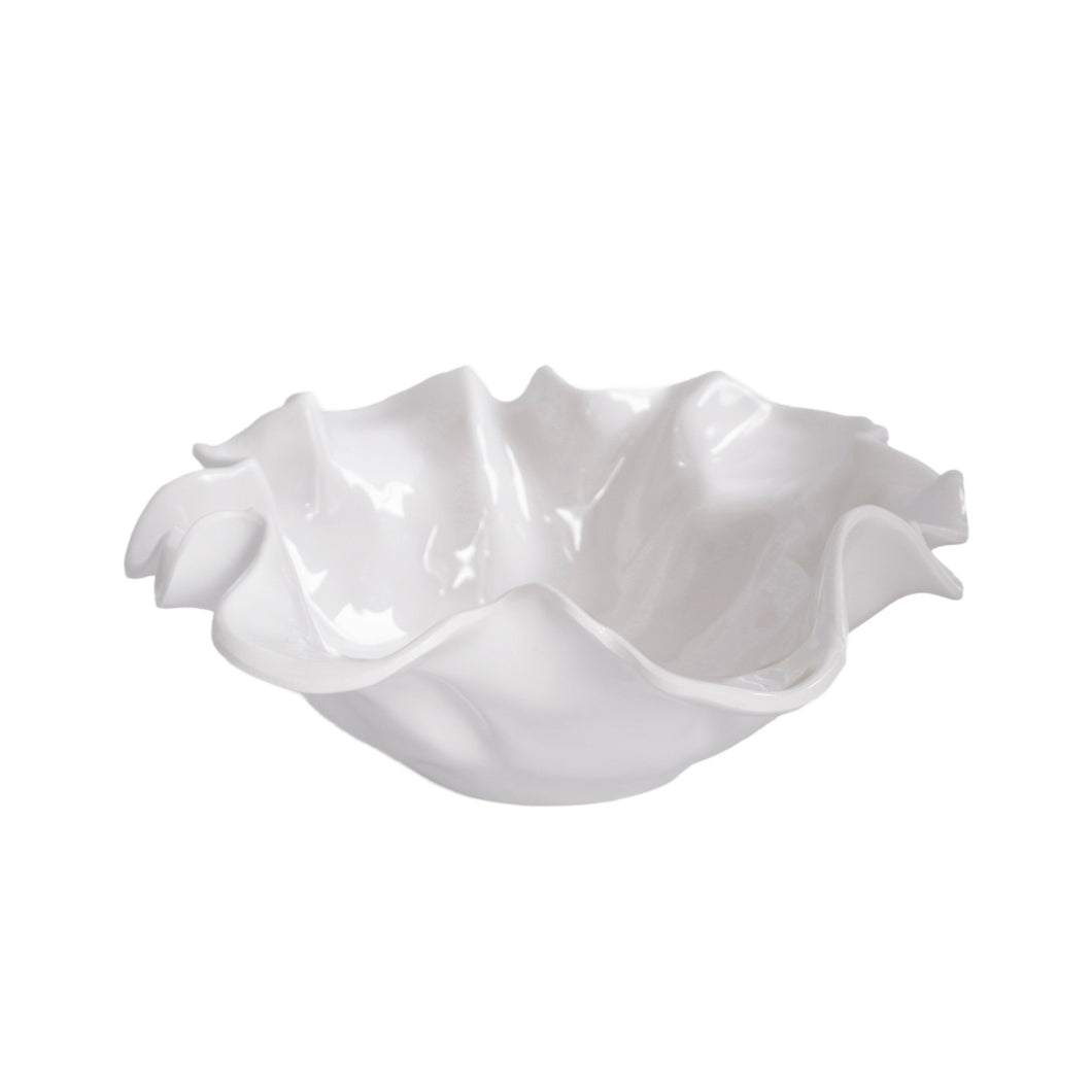 VIDA Havana Large Medusa Bowl, White