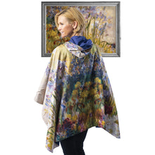 Load image into Gallery viewer, Fine Art RainCaper, Tiffany Peonies &amp; Iris
