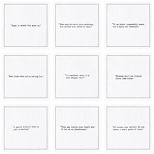 Load image into Gallery viewer, Wine Quotes - White Cotton Cocktail Napkins, 50ct
