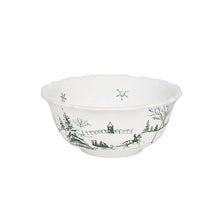 Load image into Gallery viewer, Winter Frolic Cereal/Ice Cream Bowl, Evergreen
