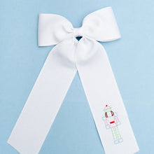 Load image into Gallery viewer, Large Nutcracker Bow, White
