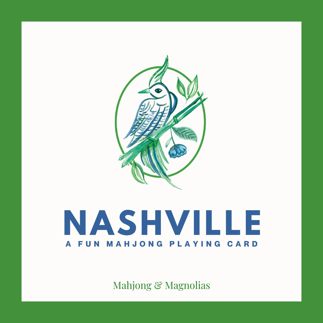 Nashville: A Fun Mahjong Playing Card
