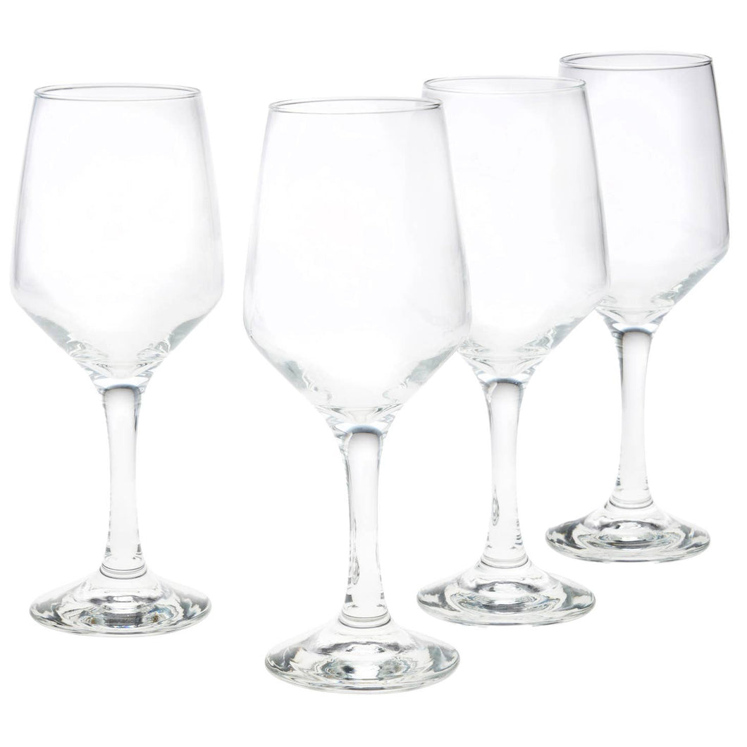 Stemmed Italian Crystal Goblets, Set of 4