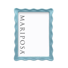 Load image into Gallery viewer, Wavy Aqua Frame, 5x7
