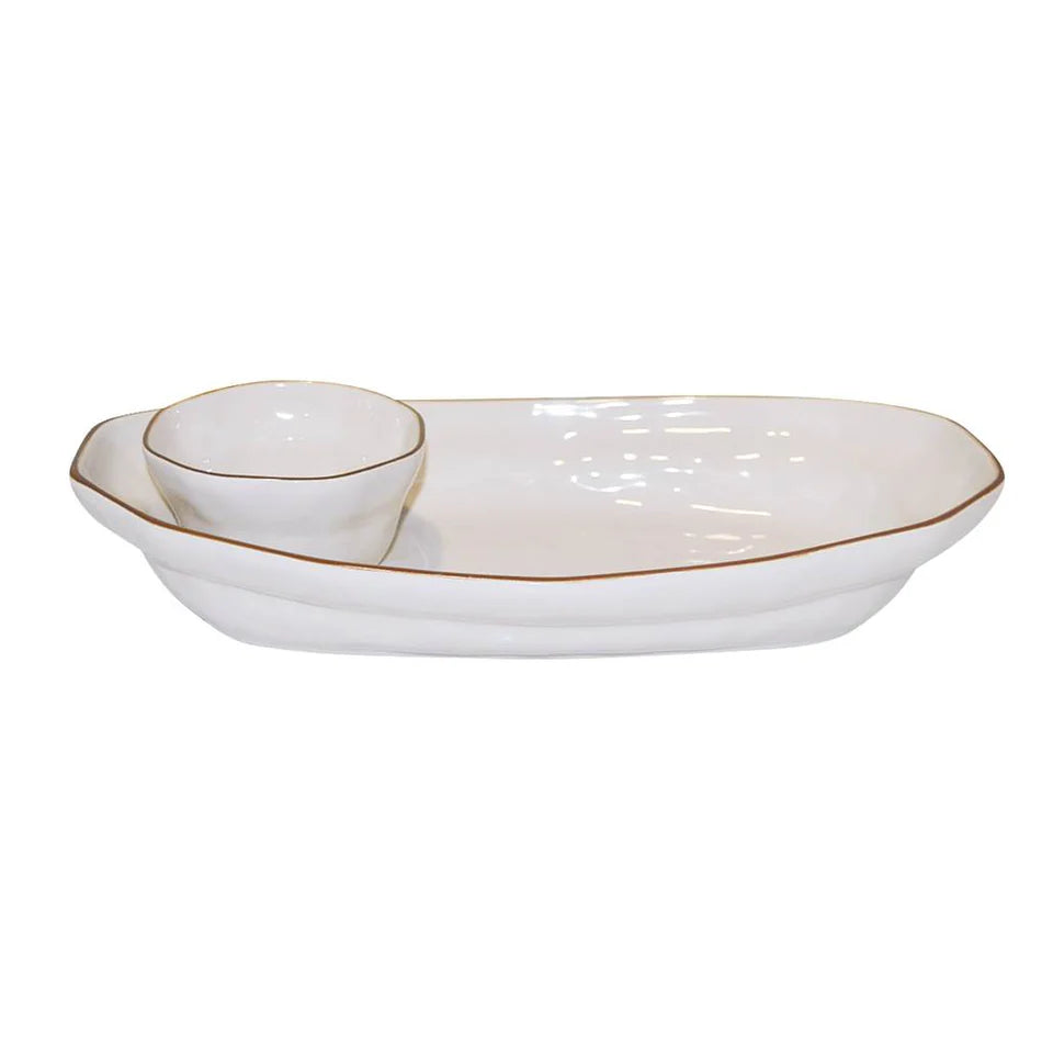 Cantaria Chip and Dip, White