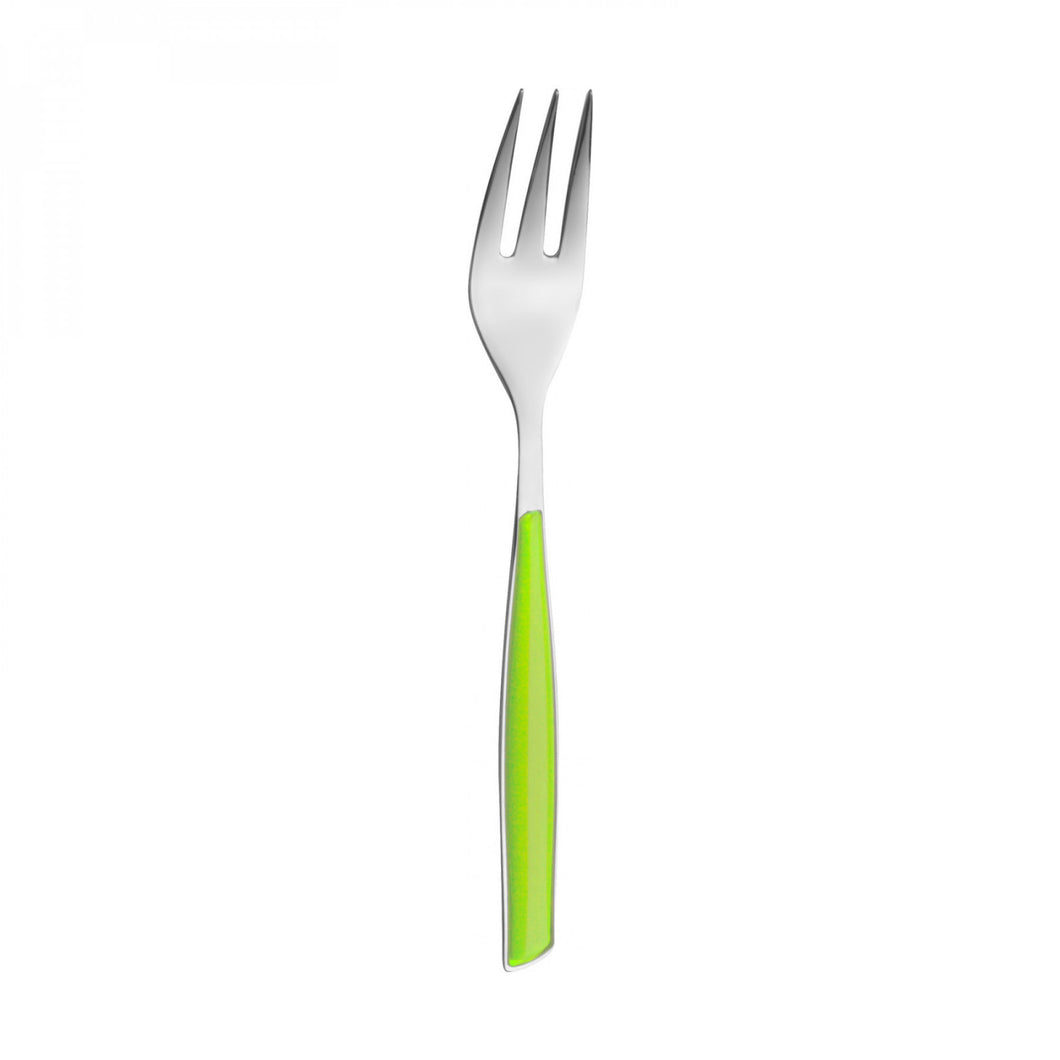 Glamour Cake/Cocktail Fork, Apple Green