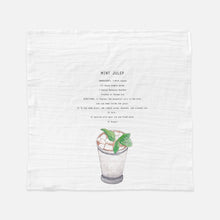 Load image into Gallery viewer, Mint Julep Recipe Towel
