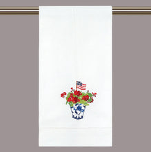 Load image into Gallery viewer, Patriotic Chinoiserie Guest Towel
