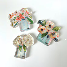 Load image into Gallery viewer, Two Hydrangeas Acrylic Bloom Block, Bitty Block
