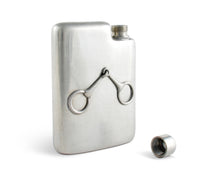 Load image into Gallery viewer, Equestrian Pewter Flask
