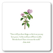 Load image into Gallery viewer, 24 Large Hydrangea Verse Cards with Easel, 5.5"
