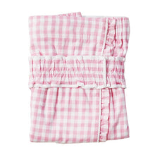 Load image into Gallery viewer, Plush Spa Wrap &amp; Headband Set, Pink Gingham

