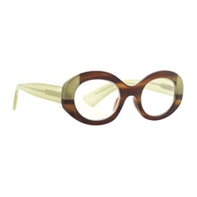 Load image into Gallery viewer, Seraphina | Tortoise &amp; Light Green Blue Light Blocking Readers
