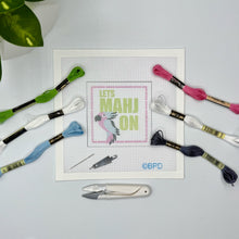 Load image into Gallery viewer, "Lets Mahj On" Needlepoint Kit (Mahjong Parrot)
