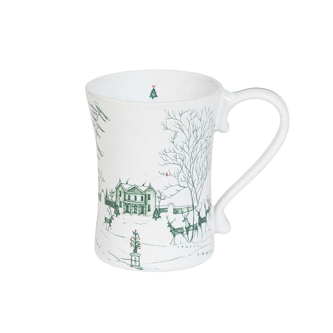 Winter Frolic Mug, Evergreen